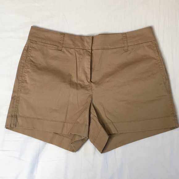 J. Crew Pants - J Crew chino shorts size 4 tan